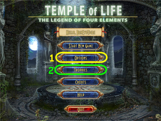 Temple of Life: The Legend of Four Elements