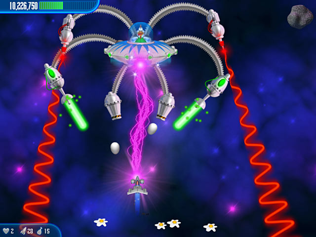 Chicken Invaders 3 — game screenshot