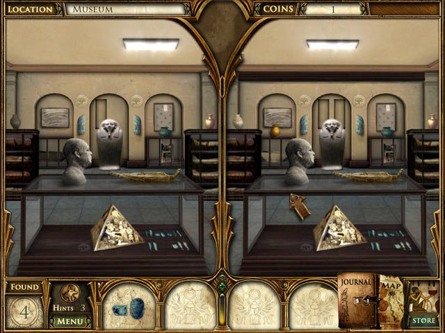 curse of the pharaoh — game screenshot