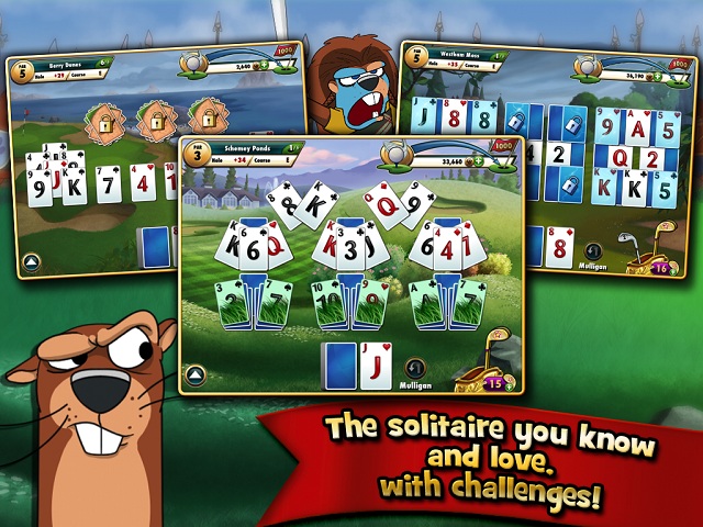 fairway solitaire — game screenshot