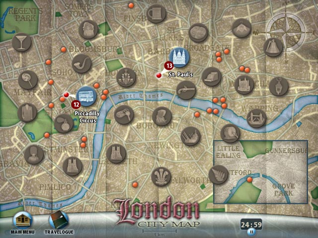 Mystery in London ™ — game screenshot
